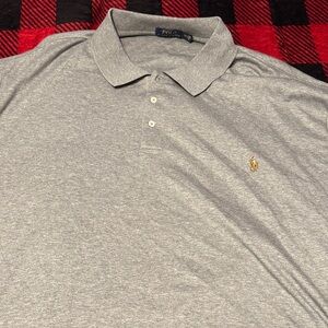 Polo by Ralph Lauren Light Gray Men's Polo Shirt